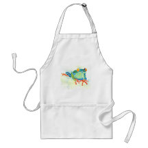 Tree Frog Whimsical Green Aprons