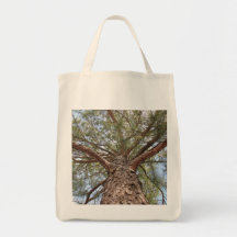 Tree Hugger, Green Grocery Tote Tote Bag