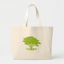 Tree Hugger T-shirt Tote Bags