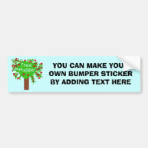 Tree Hugger T-shirts and Gifts Bumper Sticker