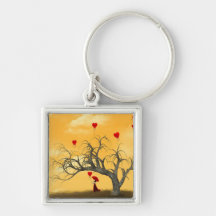 Tree of Broken Hearts Keychain