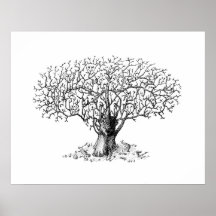 Tree of Life - animals Print