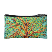 Tree of life cosmetic bag.