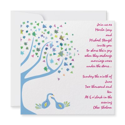 Jewish Wedding Favors on Jewish Wedding Invitations