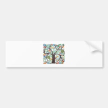 TREE of LIFE pastel Bumper Sticker