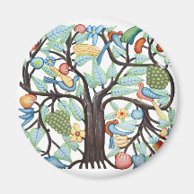 TREE of LIFE pastel Refrigerator Magnets