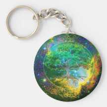 Tree of Life Wellness Keychains
