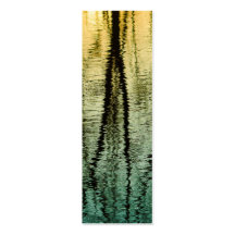 Tree Reflection Abstract Bookmarks Business Card Template