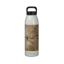Tree Rings Background Reusable Water Bottles