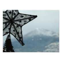 Tree Topper Star Photo Print