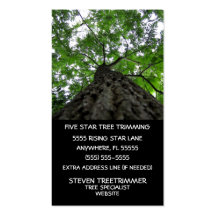 Tree Trimming Business Card