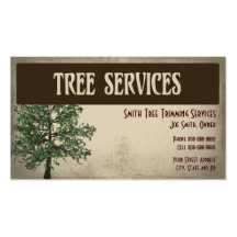 Tree Trimming Care Services Business Card