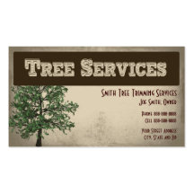 Tree Trimming Care Services Business Card