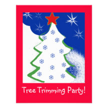 Tree Trimming Party Invitation