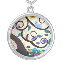 Tree with birds custom jewelry