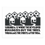 Treeless Suburbia Postcards