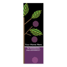 Trees And Their Fruit Business Cards-Skinny