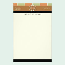 Trendy Bliss Terra Cotta Customised Stationery stationery