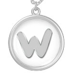 Trendy Metal Monogram Necklaces