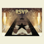 Trendy Movie Themed Wedding Response Card invitations