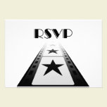 Trendy Movie Themed Wedding Response Card invitations