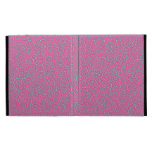 Trendy Swirly Pastel Pink and Blue Abstract iPad Folio Cover