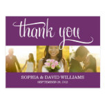 TRENDY THANKS | WEDDING THANK YOU CARD POSTCARD