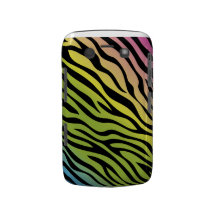 Trendy Zebra Print Blackberry Case