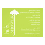 Tres Chic Umbrella Couple's Baby Shower Invitation