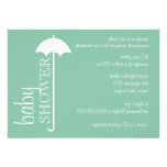Tres Chic Umbrella Couple's Baby Shower Invitation