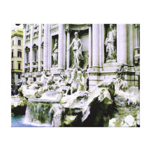 Trevi Fountain Canvas Print