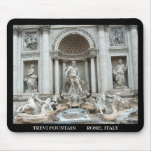 Trevi Fountain in Rome, Italy Mouse Pad