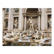 Trevi Fountain Personalized Invite