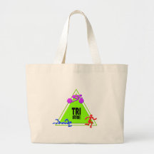 TRI Triathlon Swim Bike Run TRIANGLE TRI ME Design Tote Bag