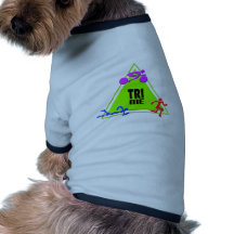TRI Triathlon Swim Bike Run TRIANGLE TRI ME Design Pet Shirt