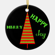 Tri Xmas Tree Christmas Ornaments