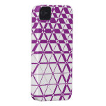 Triagonal Ivory (Purple) iPhone 4S Case Case-Mate iPhone 4 Cases