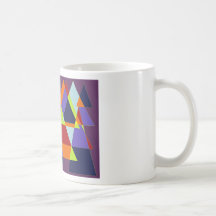 Triangle design. mugs