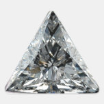 Triangle Diamond Print Sticker