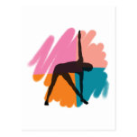 Triangle Pose Yoga Gift Post Cards