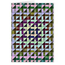 Triangles Inverted Greeting Card