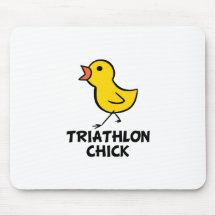 Triathlon Chick Mousepad