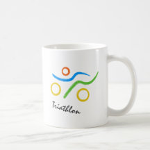 Triathlon logo coffee mugs