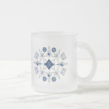 Tribal Buddhist Symbols Coffee Mugs