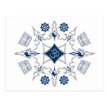Tribal Buddhist Symbols Post Cards