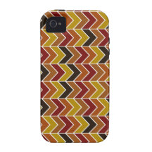 Tribal chevron zigzag stripes zig zag pattern chic vibe iPhone 4 case