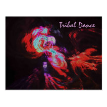 TRIBAL DANCE POST CARD