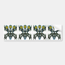 Tribal Darts Bumper Sticker