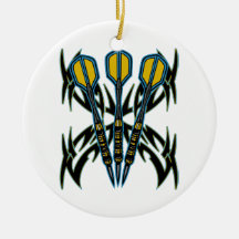 Tribal Darts Christmas Tree Ornaments