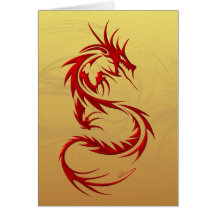 Tribal Dragon Card